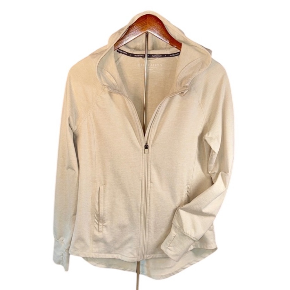 Thread & Supply Mariya Full Zip Long Sleeve Hoodie Jacket Soft Size Medium